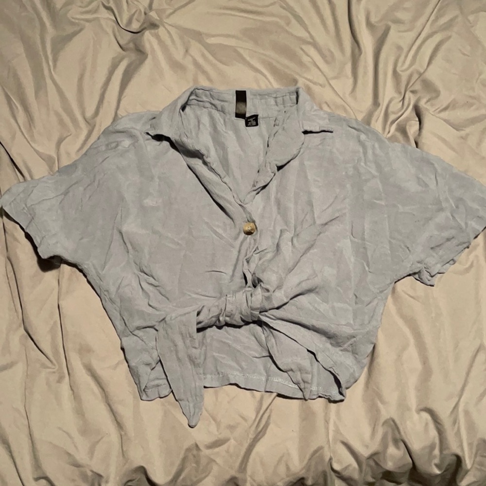 Crop Top Button Down - image 1